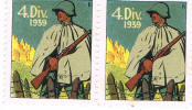 4 Div 1939  2 Vignetten  ** - Labels