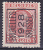 BELGIË - PREO - 1928 - Nr 166 A - BRUXELLES 1928 BRUSSEL - (*) - Typos 1922-31 (Houyoux)