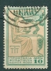 Greece 1935 Charity - Postal Staff Anti-Tuberculosis Fund 10 Lepta With ELLAS V11753 - Liefdadigheid