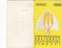 T7- Tessera Confederazione Nazionale Coltivatori Diretti  1968 - Otros & Sin Clasificación