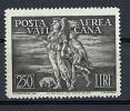 FILATELIA - CITTA' DEL VATICANO SERIE DETTA "TOBIA" C  POSTA AEREA SOLO VALORE DAL LIRE 250 NUOVO GOMMA INTEGRA **  MNH - Airmail