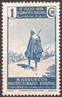 SPANISH MOROCCO..1937..Michel # 153...MLH. - Spanisch-Marokko