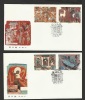 Chine China Cina Fdc 1987 Dunhuang Frescoes Ref T116 - 1980-1989