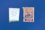 VARIÉTÉS 1945  N° 197D TIMBRE SURTAXE  5 PI S 3 PI SAUMON OBLITÉRÉ - Postage Due