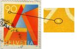 A Post Marke, 90 Rp.   "farbloser Punkt"           1999 - Variétés