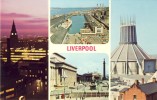 Liverpool - Mersey Estuary - ST George ´s Hall And Lime Street - Cathedral - Liverpool