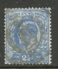 GB 1902 - 1911 KEV11 2 1/2d BLUE USED STAMP WMK 49 (H92 ) - Oblitérés