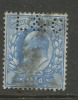 GB 1902 - 1911 KEV11 2 1/2d BLUE Perfins L & C WMK 49 (H82 ) - Perforés