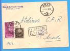 Commercial Cover Registred Investment Credit Bank Arad ROMANIA 1953 - Covers & Documents