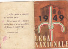 T22- Rara Tessera Lega Nazionale 1947 - Trieste - Other & Unclassified