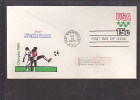 FDC Olympic Games Issue - Soccer On Cover - 1971-1980