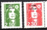 YT 517 518 Mariannes De Briat 1990 2.10 Et 2.30 - Unused Stamps