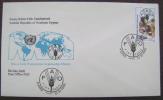 1986 TURKISH REPUBLIC OF NORTHERN CYPRUS FDC FAO FIAT PANIS - Contra El Hambre