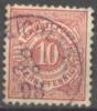 1875 Freimarken Ziffern 10 Pf Mi 46 / Sc 60a / Y&T 46 Gestempelt/oblitere/used - Usati