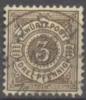 1890 Freimarken Ziffern 3 Pf Mi 55 / Sc 57 / Y&T 58 Gestempelt/oblitere/used - Usati