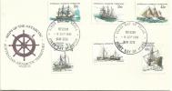 AUSTRALIA  FDC SHIPS OF ANTARCTIC  PART SET INC. 55 CENTS DATED 09-02-1980 CTO SG? READ DESCRIPTION !! - Storia Postale