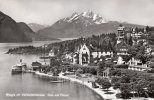 22025    Svizzera,  Weggis  Am  Vierwaldstattersee,  Quai  Und  Pilatus,  VG - Weggis