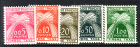 Taxe N° 90 à 94 Neufs ** Sans Charnières SUPERBES (Cote: 90€) - 1960-.... Mint/hinged