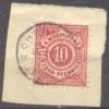 1875 Freimarken Ziffern 10 Pf Mi 46 / Sc 60a / Y&T 46 Gestempelt/oblitere/used - Used