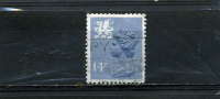 GRANDE BRETAGNE 985° 14p Bleu-gris Pale Elisabeth II  Pays De Galle - Pays De Galles