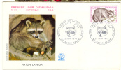 Basse-Terre  - FDC 1973 Raton-laveur De  Guadeloupe - Other & Unclassified