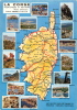 20 CORSE  LA CORSE TOURISTIQUE ET ROUTIERE  DIFFERENTES VILLES - Corse