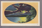 Lake View At Night  - Pub. By Ashville Post Card Co., Ashville, N.C. - Rutas Americanas