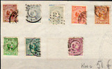 Wilhelmine, 36 – 38 – 38a - 39 – 39a - 40 – 41 - 42, Cote 48,75 €, - Used Stamps