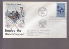 FDC Employ The Handicapped - Fluegel Covers 1960 - 1951-1960