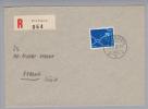 Heimat TG Beringen 1952-02-21 R-Brief Zu#312 Mi#569 - Briefe U. Dokumente