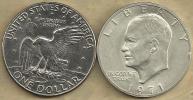 USA UNITED STATES 1 DOLLAR EAGLE FRONT EISENHOWER HEAD BACK 1971 PROOF KM? READ DESCRIPTION CAREFULLY !!! - 1971-1978: Eisenhower