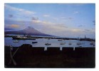 FAIAL - Porto Da Horta Ao Entardecer E Ilha Do Pico Ao Fundo - Açores