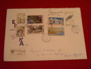 Monaco Interessante Lettre Timbrée - Postmarks