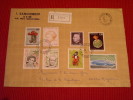 Monaco Interessante Lettre Timbrée - Postmarks