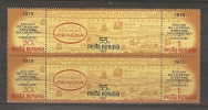 ROMANIA - 1975 SETTLEMENTS SE-TENANT STRIP PAIR MNH **  SG 4165/7 - Nuevos