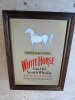 ANCIEN MIROIR WHITE HORSE FINE OLD SCOTCH WHISKY GLASGOW & LONDON (ESTAB 1742) - Mirrors