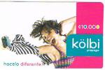 COSTA RICA - KOLBI (GSM RECHARGE) - GIRL    - USED  -  RIF. 526 - Costa Rica