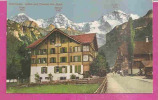 WILDERSWIL  -  ** HOTEL Und PENSION " DES ALPES " Mit Sicht Auf MÖNCH Und JUNGFRAU *- Editeur : S.B. Aus Brienz   N°3013 - Brienz