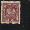 TRENTINO ALTO ADIGE 1918 SOPRASTAMPATO SURCHARGED HELLER 10 H MH - Trento