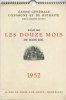 CALENDRIER De La CAISSE GENERALE D'EPARGNE ET DE RETRAITE - 1952 - Reproductions Du Peintre Hans BOL             (1440) - Agenda & Kalender