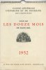 CALENDRIER De La CAISSE GENERALE D'EPARGNE ET DE RETRAITE - 1952 - Reproductions Du Peintre Hans BOL             (1440) - Diaries