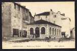 CPA  ANCIENNE- FRANCE- SAINT-PONS (34)- LA HALLE AUX HERBES EN TRES GROS PLAN- ANIMATION- PHARMACIE- CHARCUTERIE - Saint-Pons-de-Thomières