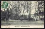 CPA  ANCIENNE- FRANCE- SAINT-PONS (34)- LA PROMENADE DU FOIRAIL EN HIVER- ANIMATION - Saint-Pons-de-Thomières