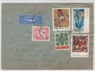 Poland Cover Sent To USA 16-12-1972 MAP And Other Topic Stamps - Lettres & Documents