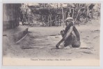 SIERRA LEONE - Timanee Woman Making A Mat - Sierra Leone