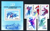 USSR 1988 MICHEL NO:5788-92 BL.198  MNH - Inverno1988: Calgary