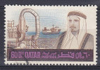 Qatar 1968 Mi. 347     60 D Scheich Ahmed Bin Ali Al-Thani & Eröl-Verladehafen - Qatar