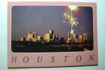 Texas - Houston  Night Skyline - Houston