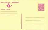 AP - Entier Postal - Carte Postale N° 191 - Chiffre Sur Lion Héraldique Avec Banderole - 7,50 Fr Violet Sur Crème - FN - Cartes Postales 1951-..