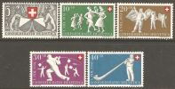 Switzerland 1951 Mi# 555-559 ** MNH - Unused Stamps